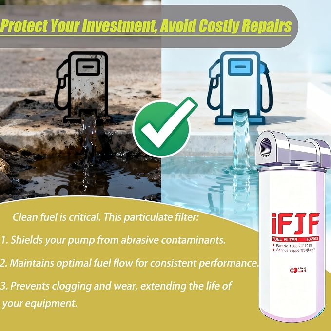 iFJF 1200KTF7018 Fuel Filter Spin-on Particulate Replacement - Image 6