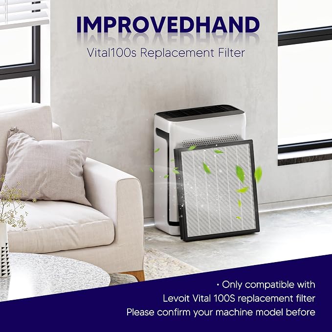 Improvedhand Vital 100S HEPA Replacement Filter Compatible - Image 2