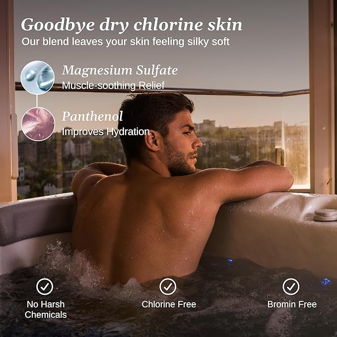 Relax Spa & Bath, Epsom & Dead Sea Salts, Aromatherapy Bath Salts for Hot Tub, Bath, or Spa, Infused with Magnesium, Sports Therapy