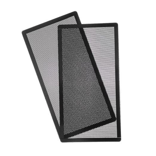 287mm 140mm x 2 PC Fan Dust Mesh Filter 11.3inch x 5.79inch PVC Computer PC by PANO-MOUNTS