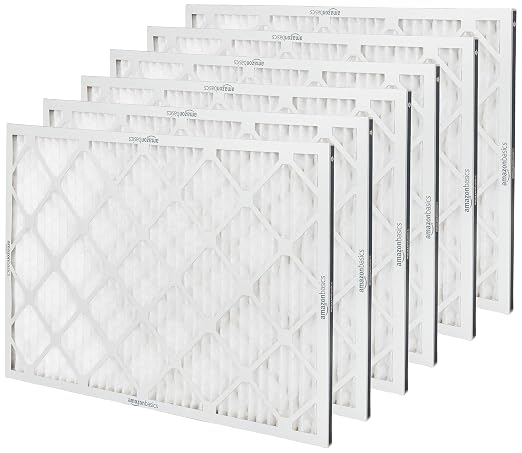 Amazon Basics 20x30x1 Air Filter 6-Pack, MERV 11 AC Furnace Filters, Removes - Image 3