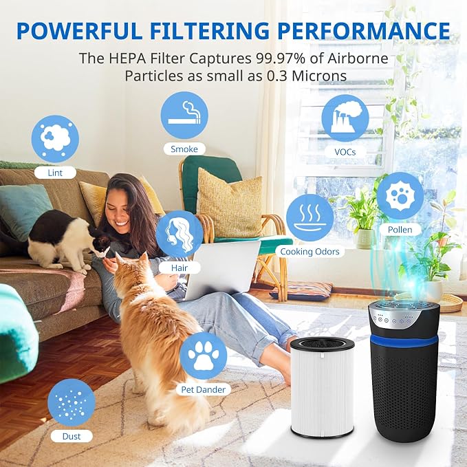 AP-T45 AP-T40FL AP-T43 HEPA Replacement Filter Compatible - Image 6