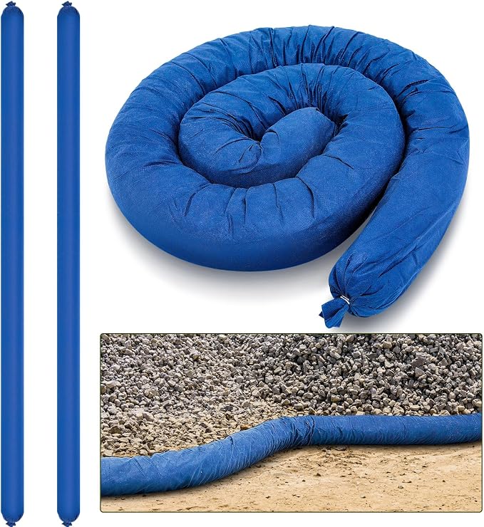 2 Pcs Sediment Filter Erosion Control Blanket Silt Fence Sock by Wesnoy