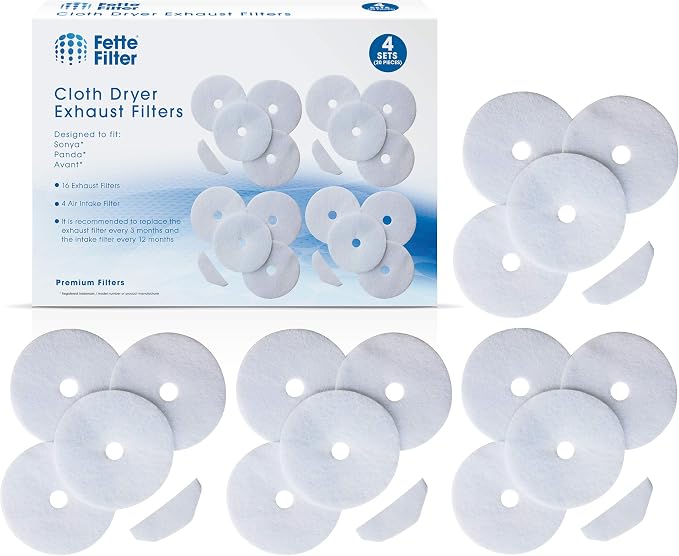 Fette Filter -Premium Material Dryer Exhaust Filters Compatible by Fette+Filter