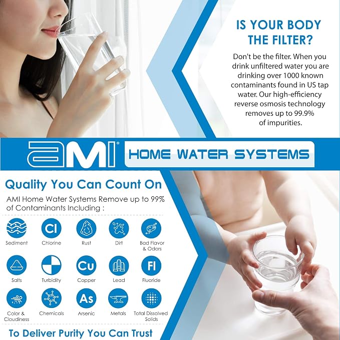 Inline Carbon Water Filter | 10" Length | 1/4" Quick Connect In/Out | - Image 5