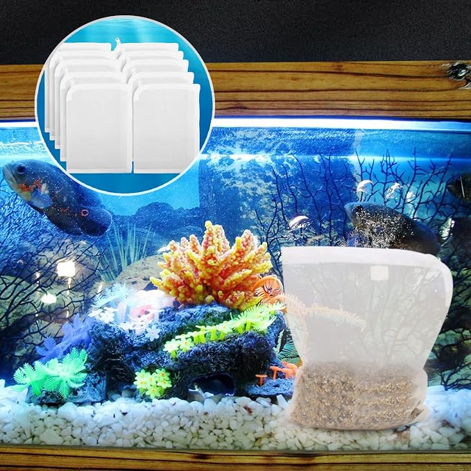 Segarty Aquarium Filter Bags High Flow, 10 Pack 0.15mm Mesh Bag 7.7 x 6 Inch - Image 6