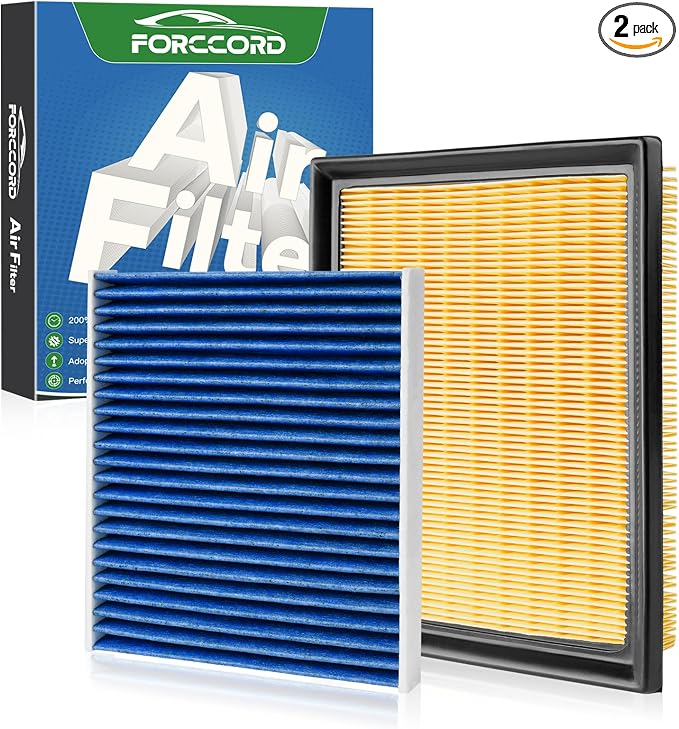Cabin & Engine Air Filter Fit for Lexus CT200H 2011-2017, NX300H 2015-2019 by Forccord
