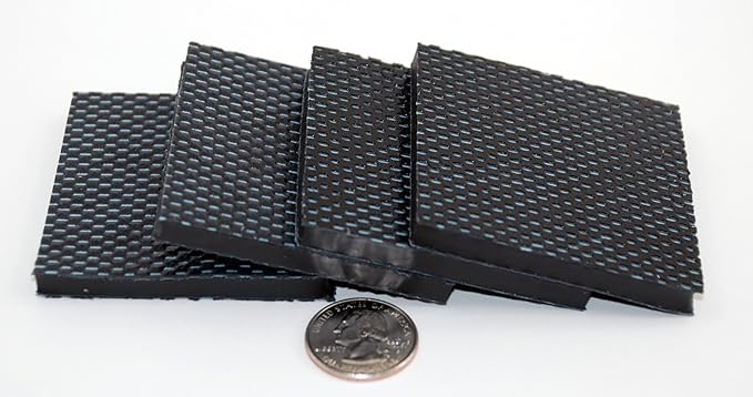 Isolate It: Sorbothane Vibration Isolation Heavy Duty Square Pad 30 Duro - Image 3
