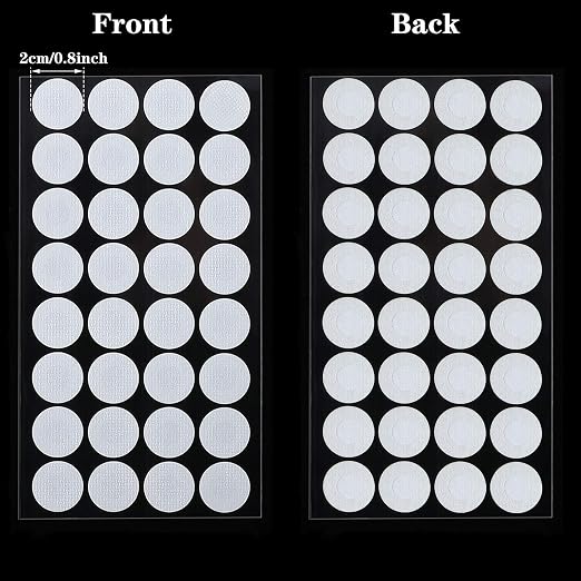 Zonon 128 Pieces Synthetic Filter Paper Stickers 20 mm 0.3 ?m Synthetic Filter - Image 2