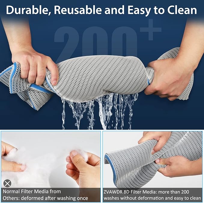 Aquarium Filter Media, Upgraded 8-Layer Filter Sponge Pad - Image 6