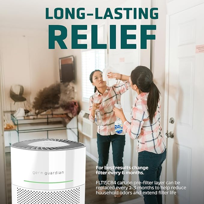 GermGuardian Filter V Toxin Clear HEPA Genuine Air Purifier Replacement Filter - Image 2