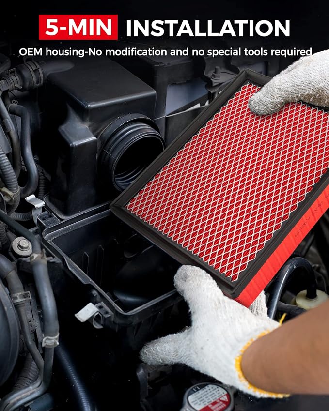 KAX Premium Engine Air Filter, GAF025 Replacement - Image 6