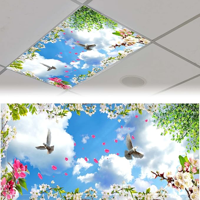 Patelai 4 x 2 Feet Fabric Fluorescent Light Cover by Patelai