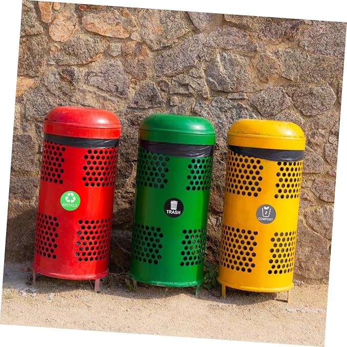 9pcs Trash Can Classification Stickers Decals - Image 2