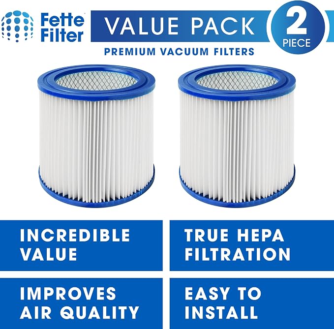 Fette Filter - 9032933 HEPA Cartridge Filter Replacement Compatible - Pack of 2 - Image 2