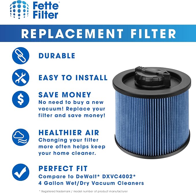 Fette Filter - DXVC4002 High Efficiency Cartridge Filter Replacement Compatible - Image 3