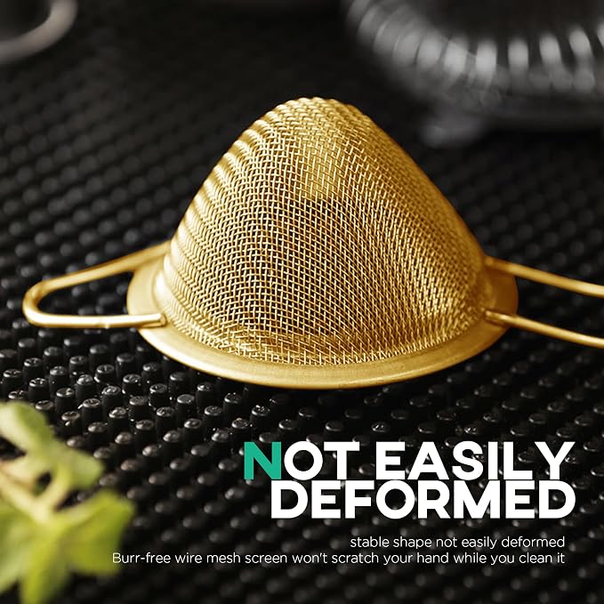 Homestia Fine Mesh Strainer for Kitchen, 304 Stainless Steel Sieve Sifters - Image 5
