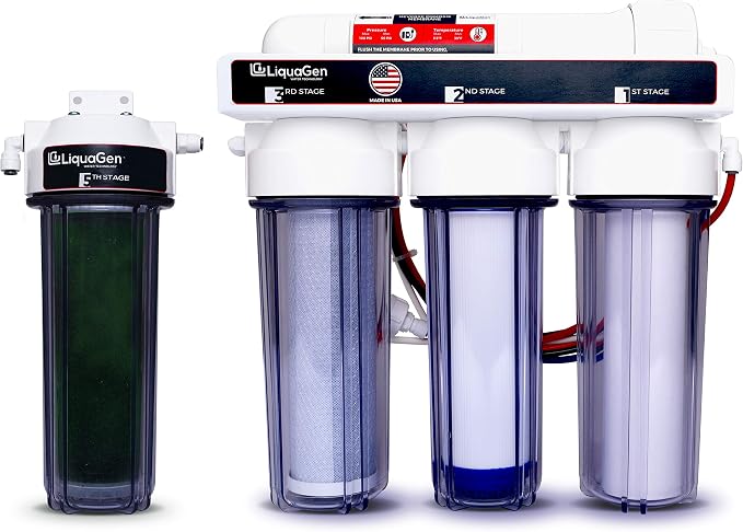 LiquaGen- Super Flow Reverse Osmosis & Deionization Water Filtration System- by LiquaGen