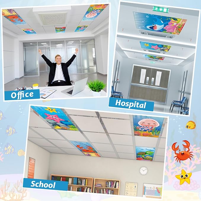 6 Pcs Fluorescent Light Covers - Image 5