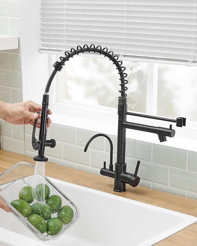 Fapully Commercial 3 Way Kitchen Faucets - Image 5