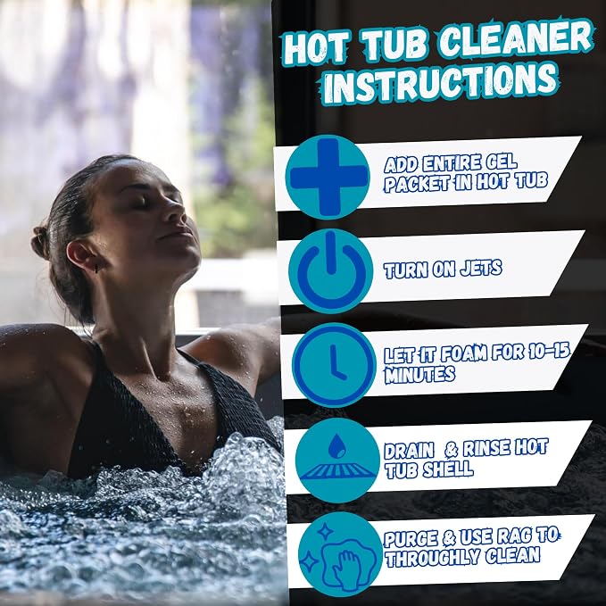 Ahh-Some - Hot Tub Serum Cleaner Sachet | Clean Pipes & Jets Gunk Build Up | - Image 3