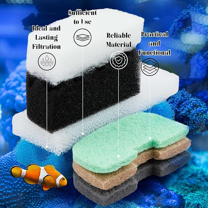 50 Pcs Compatible with Fluval 206/207 Filter Media Canister Filter Maintenance - Image 4