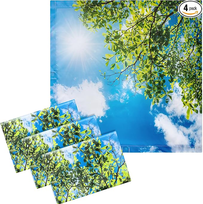 VIHOSE 4 Pcs 2 x 2 Feet Fluorescent Light Covers by VIHOSE