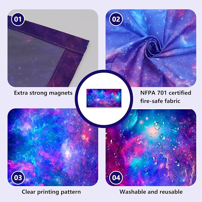 4 Pcs Fluorescent Light Covers, 2x4 Feet Magnetic Light Covers - Image 4