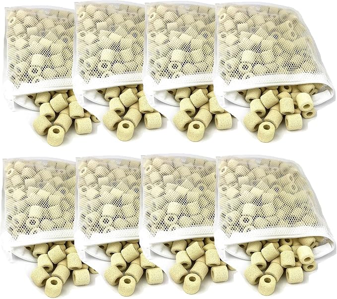 Ceramic Filter Media Bio Filter Rings 1lb / 2lb / 4lb / 8lb by Reefing+Art