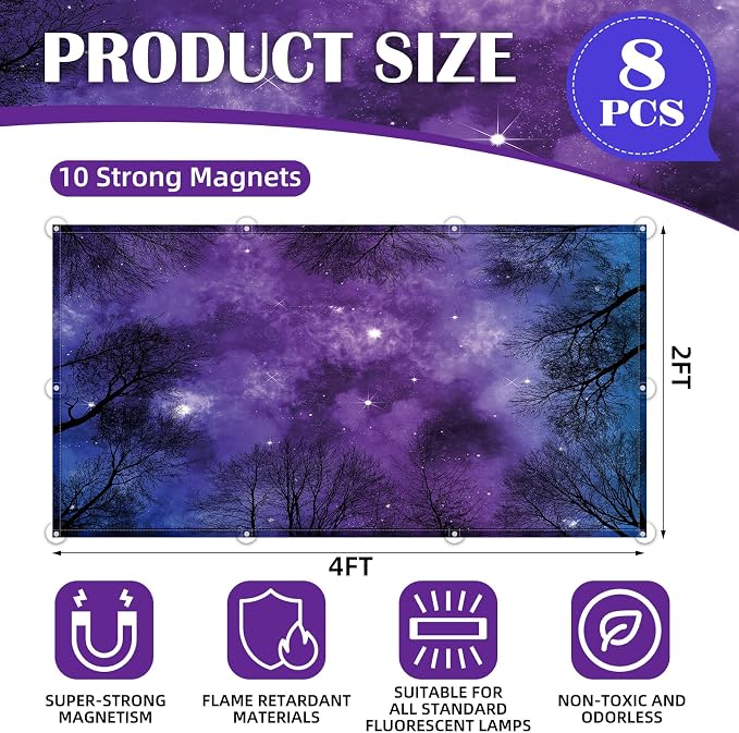 ANGSYLTH 8 Pcs Fluorescent Light Covers - Image 2