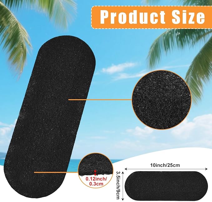JSCARLIFE Activated Carbon Fan Filter Pads, 3mm Ceiling Fan Blade Air Purifier - Image 2