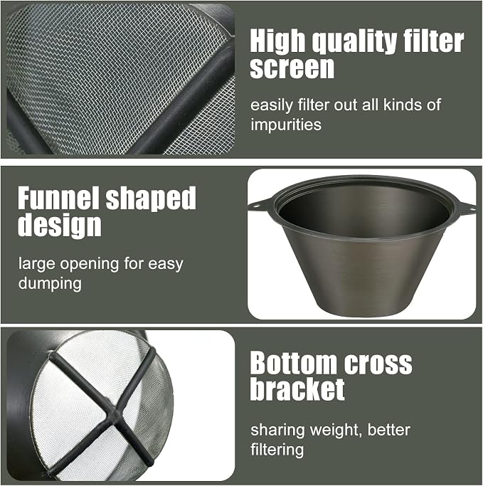 30 Pcs Paint Filter 100 mm Plastic Paint Strainer - Image 3