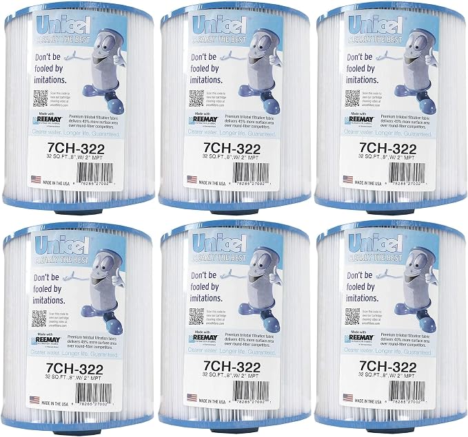 Unicel 7CH-322 32 Square Foot Media Replacement Hot Tub Spa Filter Cartridge by Unicel