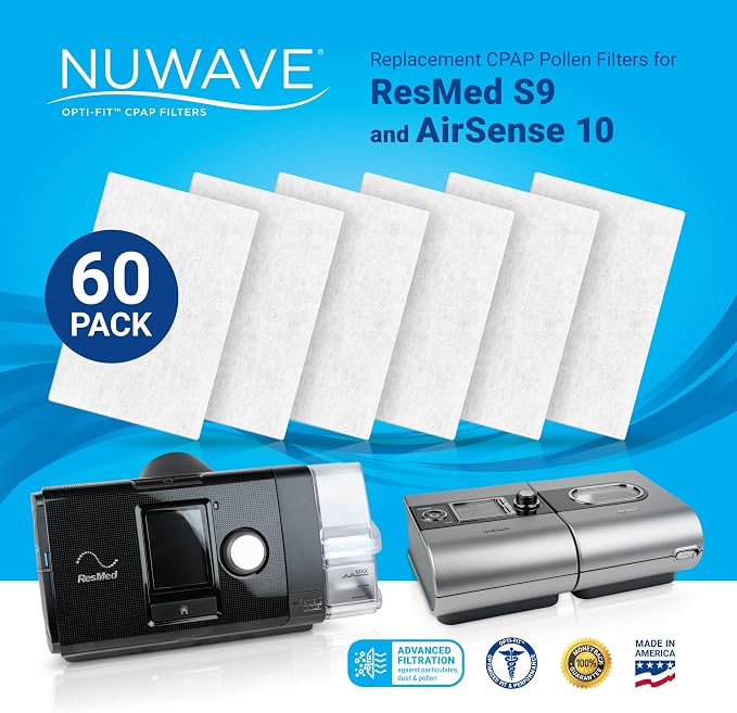 NUWAVE Replacement Filter for ResMed Part Number S9/S10 Standard Pollen Filter - Image 5
