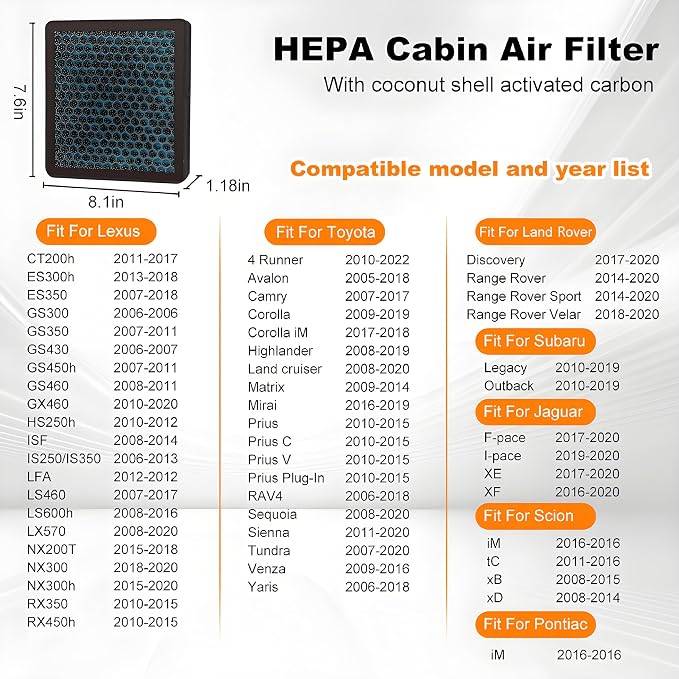 CF10285 CP285 Cabin Air Filter - Image 4