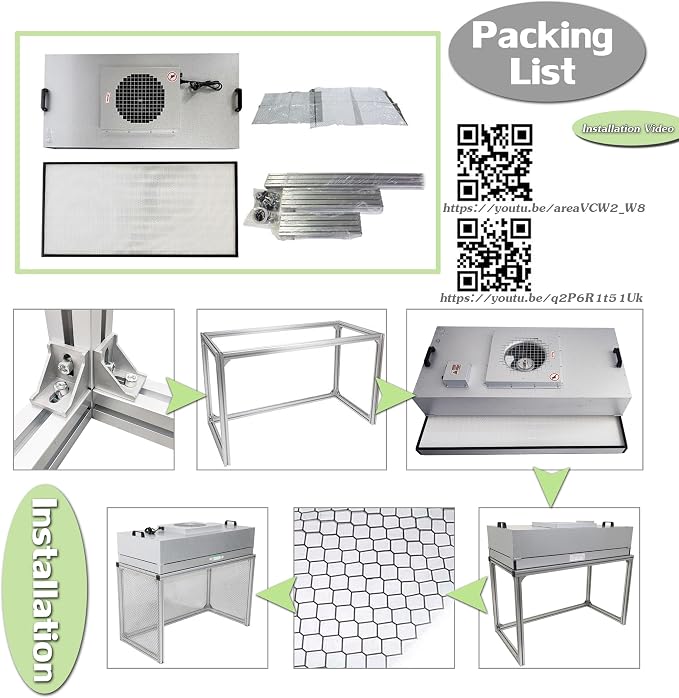 INTSUPERMAI Vertical Laminar Flow Hood Air Flow Clean Bench Workstation - Image 3