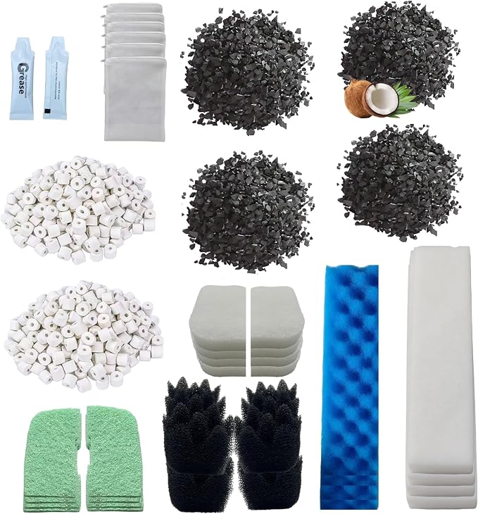 42 Pack Filter Media Kit for Fluval 406/407 Canister Filters by HCPJTfilter