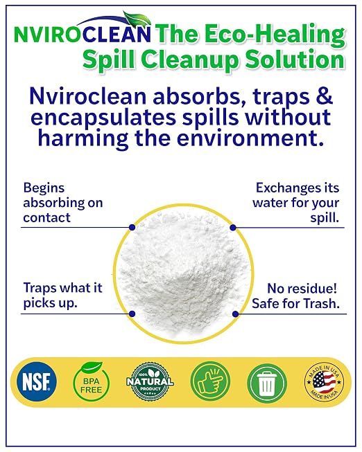 2-N-1 Water-Filtering | Super Absorbent & Encapsulant Spill Cleanup up to 216lbs - Image 10