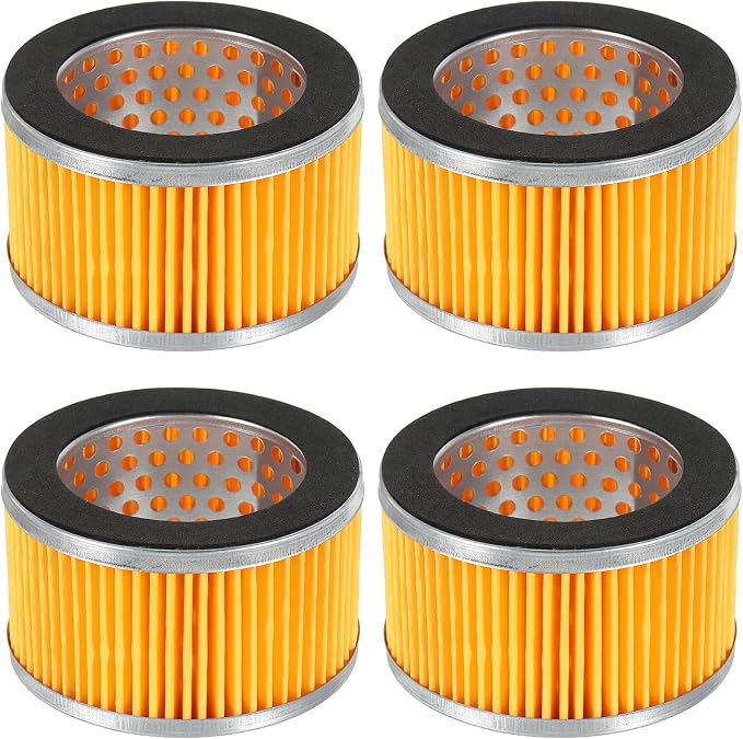 PATIKIL 3.2 x 2 Inch Air Compressor Intake Paper Filter 4 Pack Piston Type Air by PATIKIL