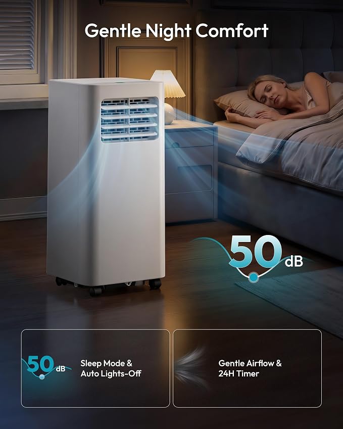 EUHOMY Portable Air Conditioners 12, 000 BTU, Smart 4-in-1 Portable AC Unit - Image 4