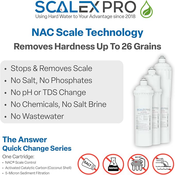 The Answer - 12in Quick Change 3/8in Auto Shut Off Head and Water Filter Combo - Image 4