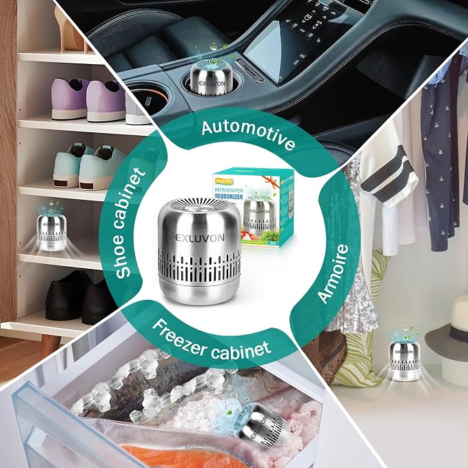 Refrigerator Deodorizer, Lasts for 10 Years Fridge Deodorizer Kitchen Gadgets - Image 4