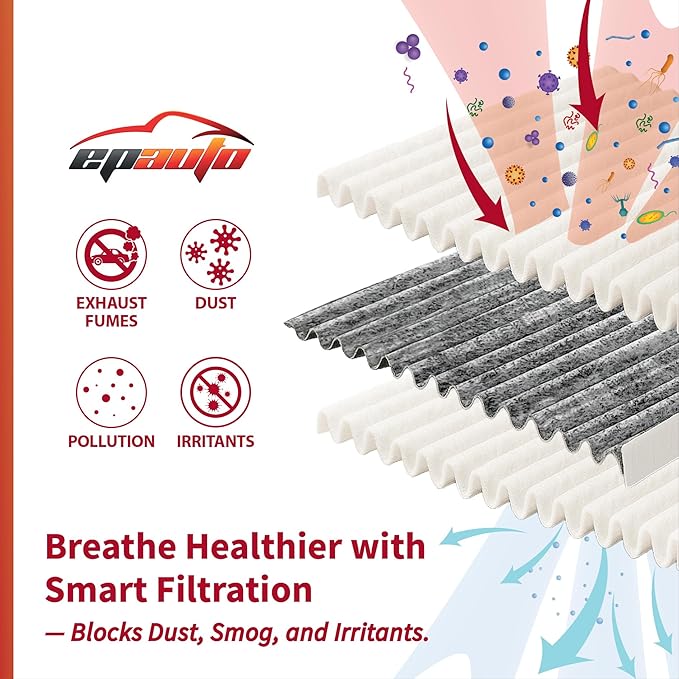 EPAuto CP285 Premium Cabin Air Filter includes Activated Carbon - Image 5