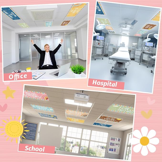 8 Pcs Fluorescent Light Covers - Image 4