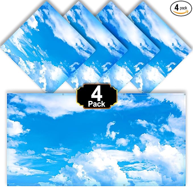 Aheroi 4 Pcs Light Covers, 4 x 2 Feet Magnetic Light Covers by Aheroi