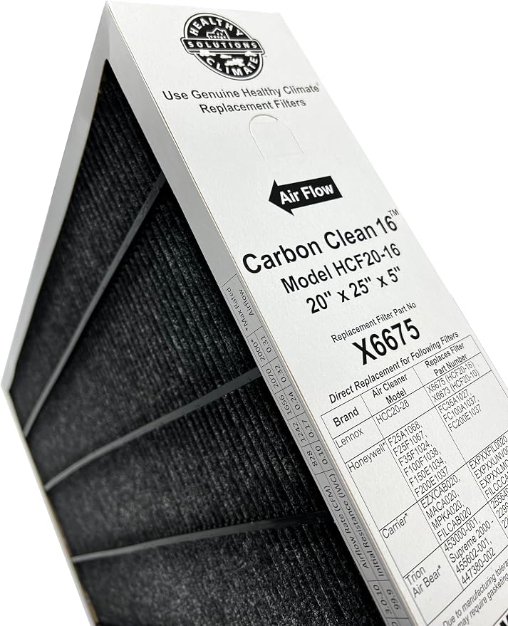 Lennox Healthy Climate X6675 20x25x5 Healthy Climate Carbon-Clean MERV 16 - Image 5