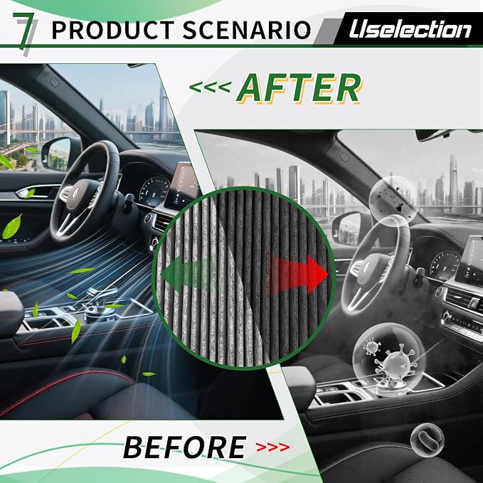 Cabin Engine Air Filter W/Activated Carbon Kit - Image 8