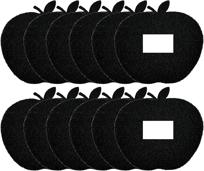 12-Pack Universal Trash Can Odor Absorbing Filters, Activated Charcoal by Home