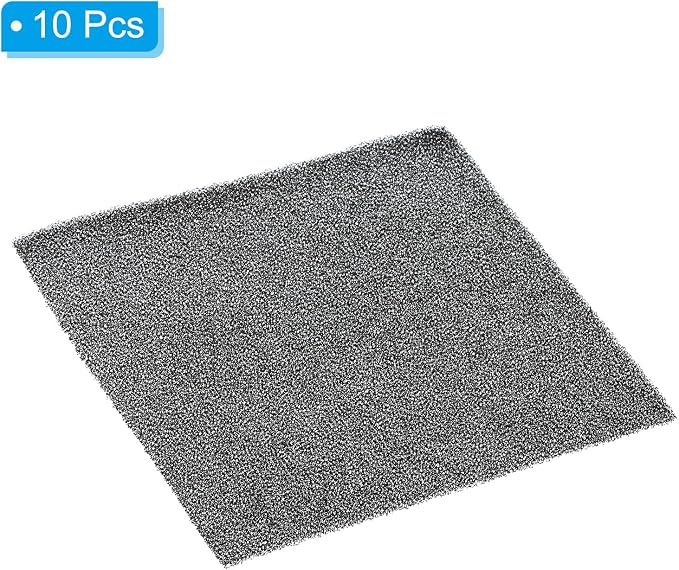 PATIKIL 120mm Filter Foam Sponges, 10 Pack Sponge Sheet Replacement Media Pad - Image 3