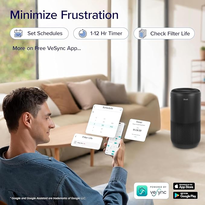 LEVOIT Air Purifiers for Home Large Room Up to 1733 Ft² - Image 9